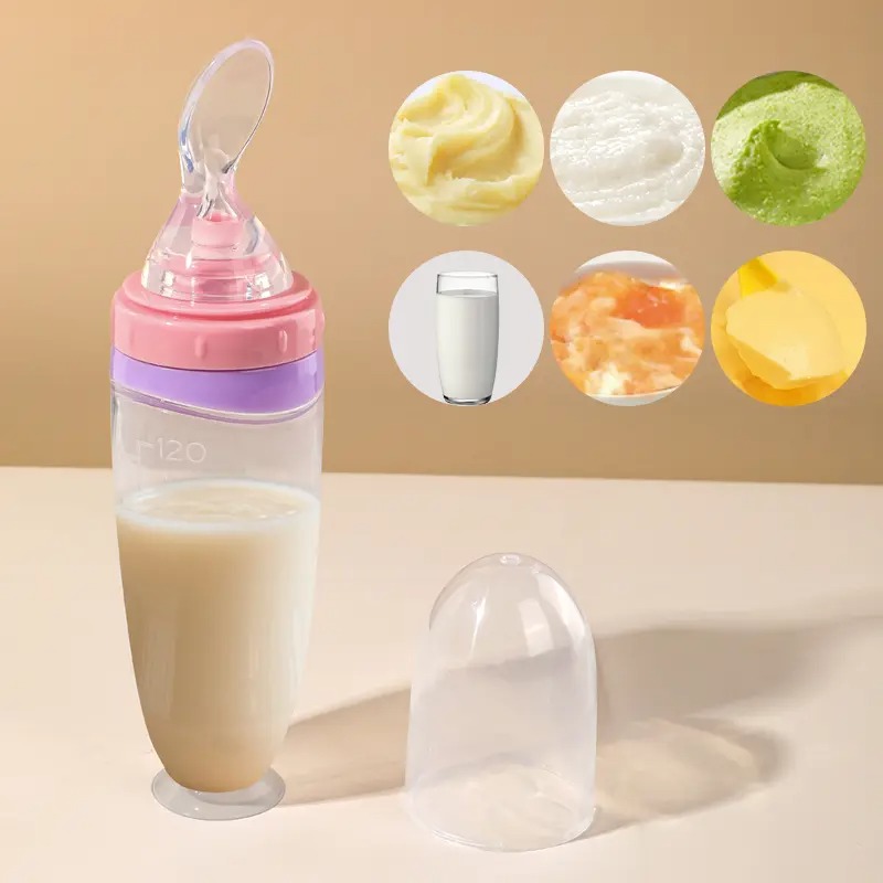 fruit feeder bottle spoon colher de garrafa de alimentação de frutas