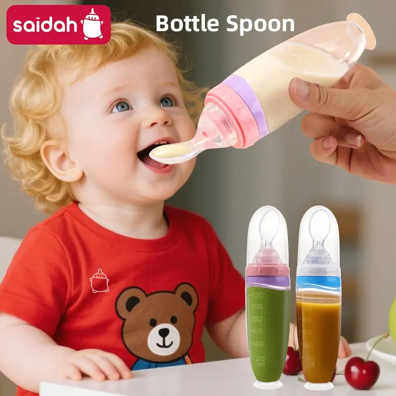 fruit feeder bottle spoon colher de garrafa de alimentação de frutas