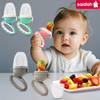 Subark Silicone Baby Fruit alimentador | Silicone líquido de grau alimentar sem BPA | Bolsa de malha para auto-alimentação segura | Alívio e nutrição dentada