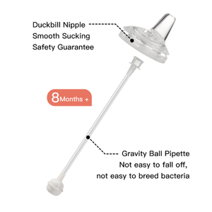 Tetas de pato de reposição (mamilos) para garrafas de pescoço largo de pombo (5,0 cm) - peças de reposição de garrafas de bebê