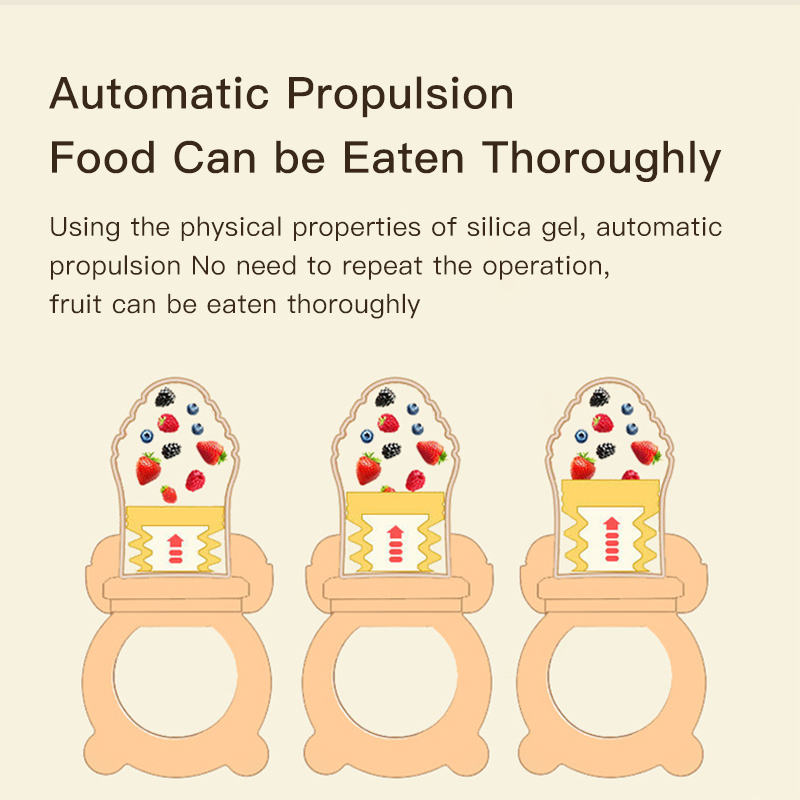 Alimentador de malha para bebês - fruta segura e mordida para bebês