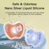 Pacifiadora de silicone natural macio - conforto calmante dia e noite