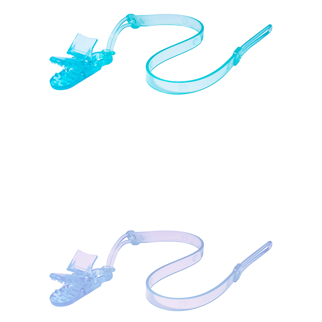 Suporte do clipe de chupeta do bebê com contas de silicone e clipe de jacaré-Leashé-chupeta anti-grop, sem-gelo (0-24m)