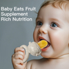 Subark Silicone Baby Fruit alimentador | Silicone líquido de grau alimentar sem BPA | Bolsa de malha para auto-alimentação segura | Alívio e nutrição dentada