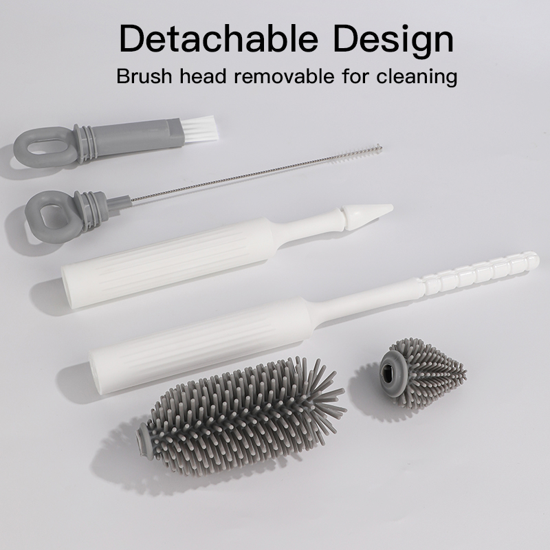 Conjunto de escovas de garrafa de 4 em 1 em 1