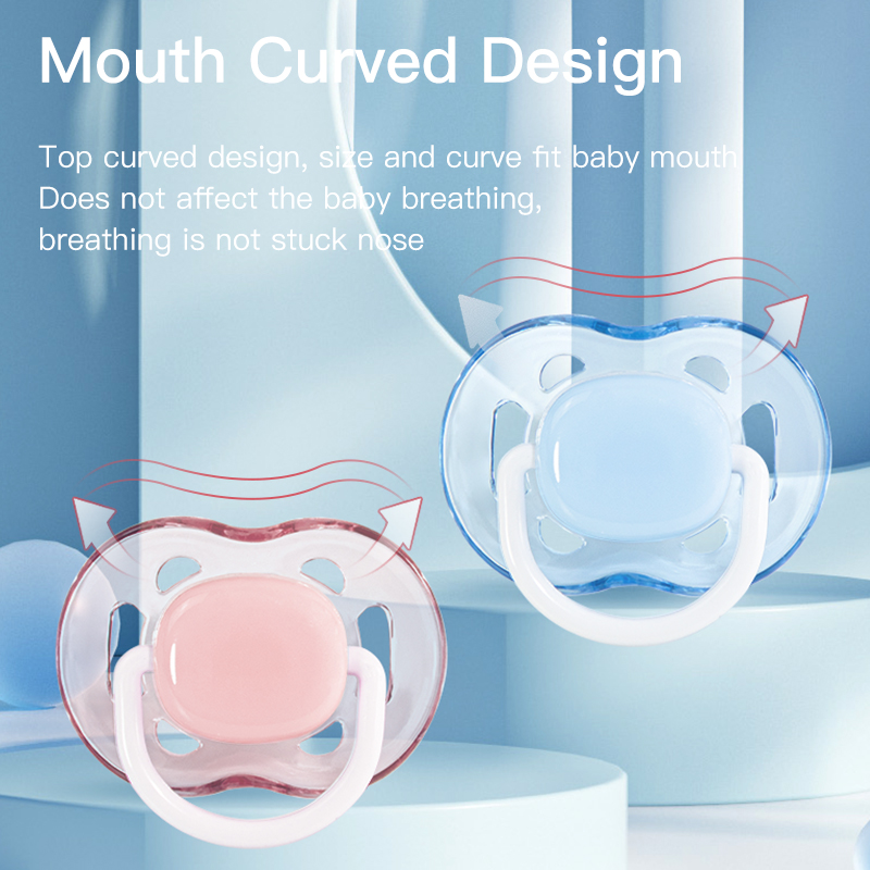 Gentil Natural Natural Recém -nascido Ortodôntico Centra - Design Soft