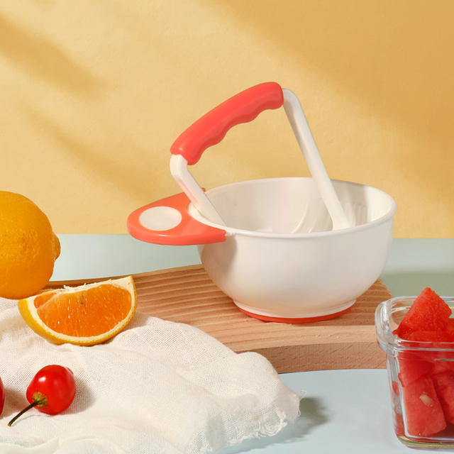 Comida caseira de 1 minuto: tigela manual fácil para frutas e vegetais