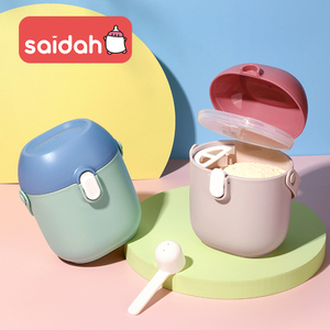 SAIDAH SD8139 Padrão clássico portátil de grande capacidade em pó de leite em pó recipiente