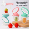 Subark Silicone Baby Fruit alimentador | Silicone líquido de grau alimentar sem BPA | Bolsa de malha para auto-alimentação segura | Alívio e nutrição dentada