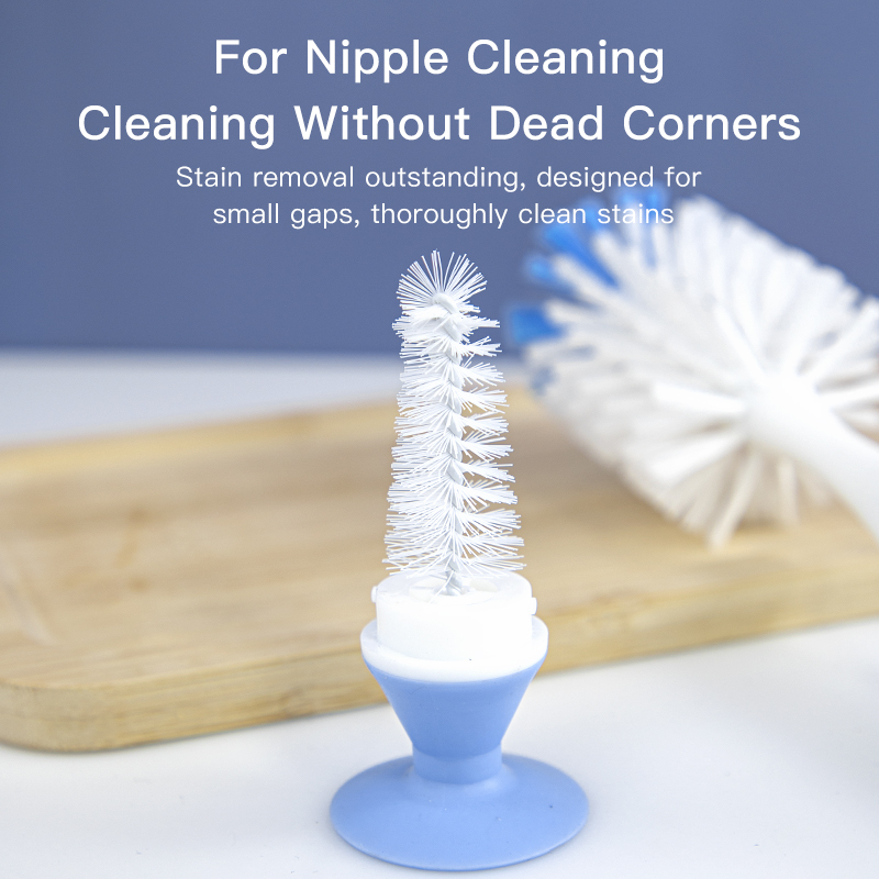 2 em 1 1 Nylon-filho de nylon copo de garrafa de mamadeira de limpeza Tipo de sucção para alimentação Ferramentas de limpeza Idéia para copo de frasco de vácuo aquático