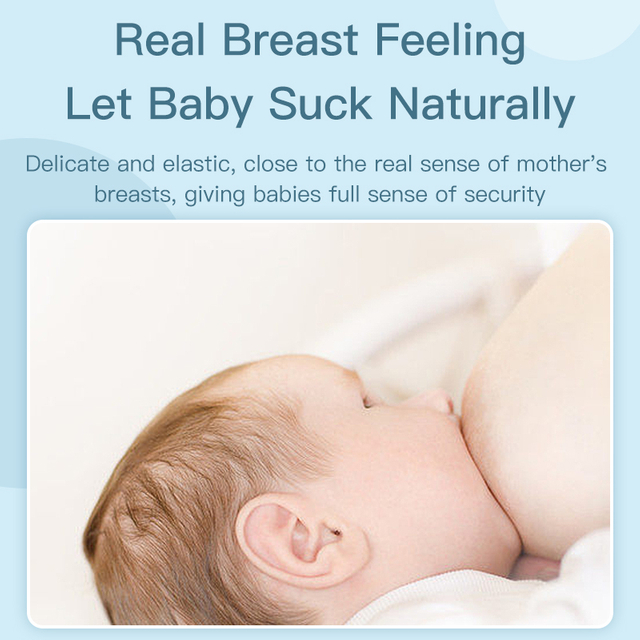 Gentil Natural Natural Recém -nascido Ortodôntico Centra - Design Soft