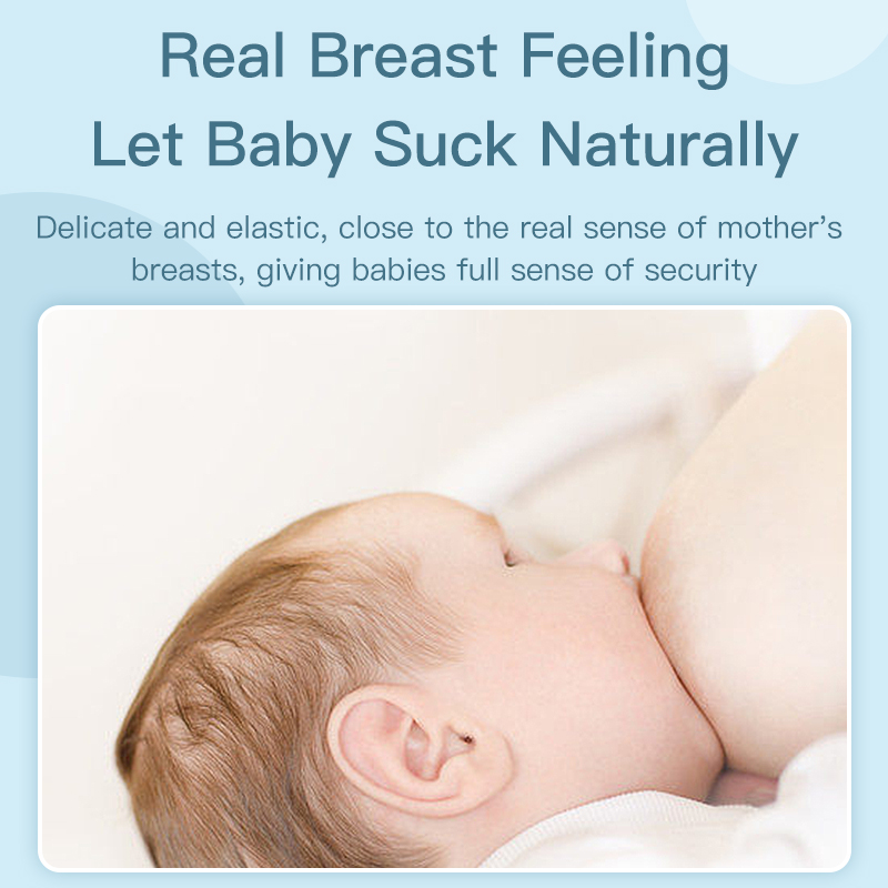 Gentil Natural Natural Recém -nascido Ortodôntico Centra - Design Soft