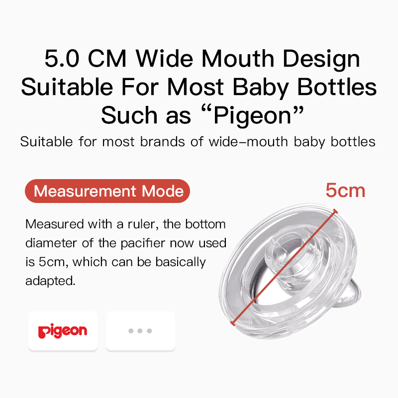 Tetas de pato de reposição (mamilos) para garrafas de pescoço largo de pombo (5,0 cm) - peças de reposição de garrafas de bebê