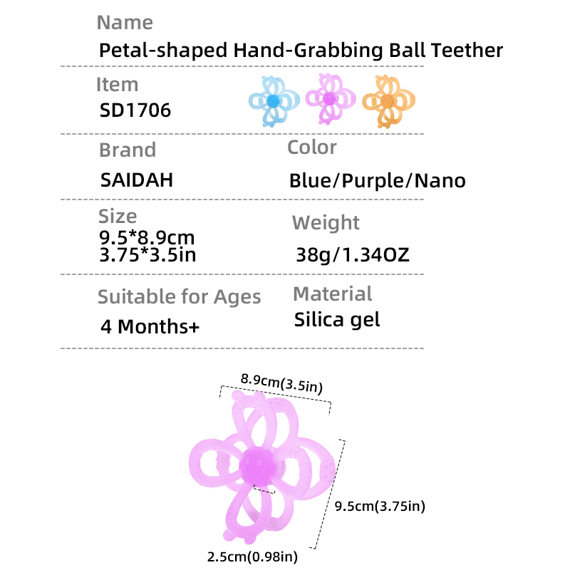 Removável forma de pétala de pétal