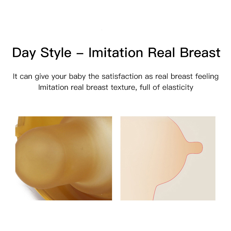 Nano-prata antibacteriana sem chupeta diurna-noite