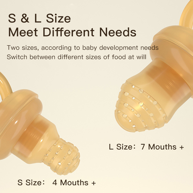 Alimentador de malha para bebês - fruta segura e mordida para bebês