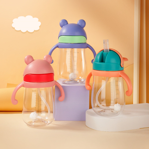 Copa de treinamento para bebês tritan resistente ao calor à prova de vazamentos seguros