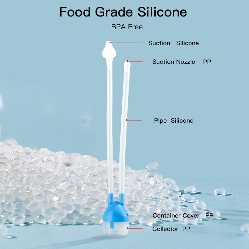 Gentil Higiênico Anti-Refluxo Baby Aspirador nasal com silicone