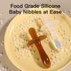 Silicone flexível, sem BPA, com os bebês