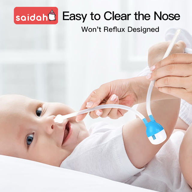 Gentil Higiênico Anti-Refluxo Baby Aspirador nasal com silicone