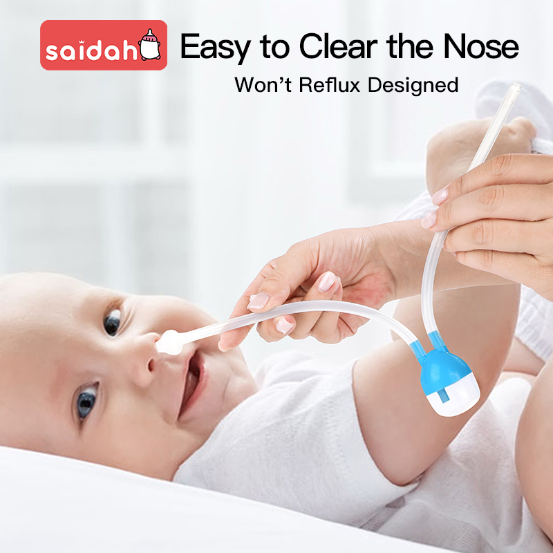 Gentil Higiênico Anti-Refluxo Baby Aspirador nasal com silicone