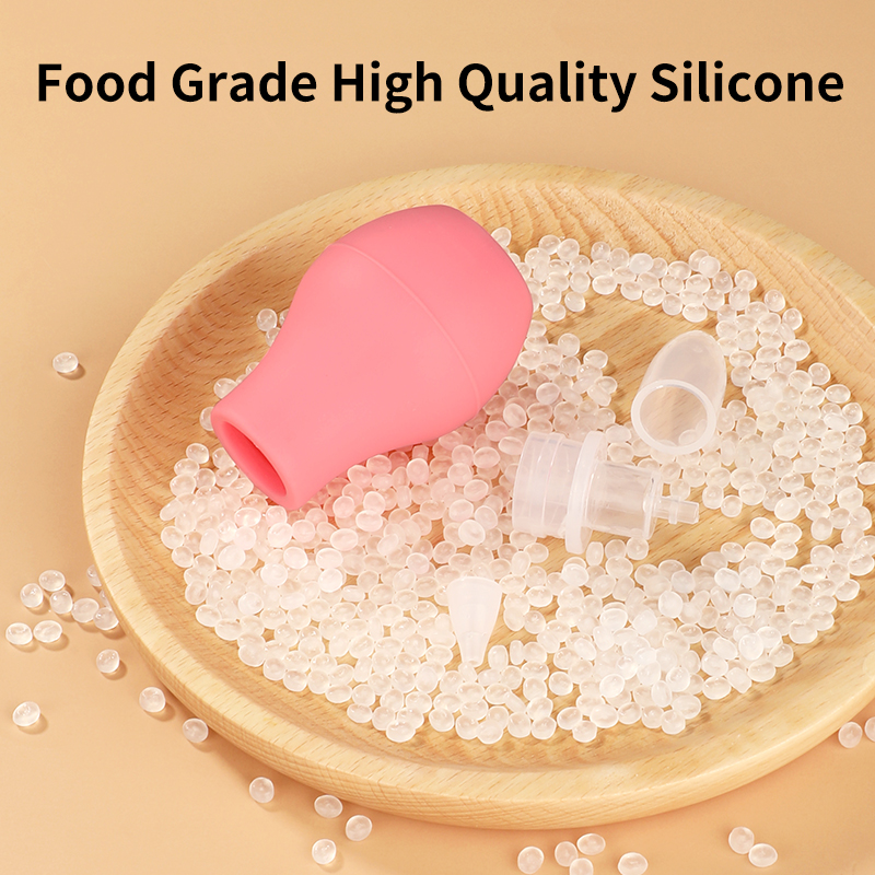 Aspirador nasal de silicone macio reutilizável