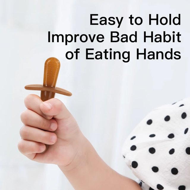 Silicone flexível, sem BPA, com os bebês